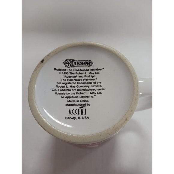 Rudolph The Red Nosed Reindeer Coffee Mug Cup - Picture 4 of 4